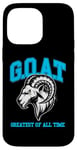 iPhone 14 Pro Max G.O.A.T. Shirt, Goat shirt, greatest of all time, retro rap Case