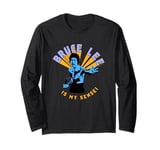 Bruce Lee Is My Sensei Epic Action Pose Long Sleeve T-Shirt