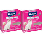 Vitakraft Compact Ultra - Litière agglomérante pour Chat - 4L (Lot de 2)