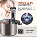 KitchenBoss Sous Vide Cooker Ultra-Quiet Immersion-Circulator: Stainless Steel |