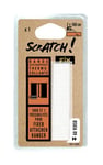 SCRATCH - Bande thermocollante velcro 2 cm x 1 m - blanc