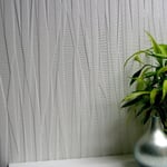 Luxury Embossed Vinyl Paintable Wallpaper Folded Paper Walls Celings Anaglypta