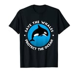 Protect the Ocean Save the Whales Shirts for Women Men Kids T-Shirt