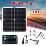 Kit de panneau solaire chargeur de panneau solaire 400W 12V avec contrôleur de charge