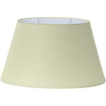 Grand abat jour ovale beige crème 50 cm