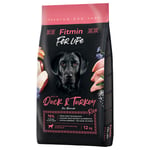 Fitmin Dog For Life ankka & kalkkuna - 2 x 12 kg