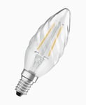 LEDVANCE LED Lampa Filament E14 Kronljus Dimbar Klar 2,8W (25W)