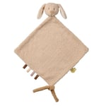 Nattou Grand Doudou Plat en Polyester, Lapin, Compagnon de Route dès la Naissance, 35 x 35 cm, Teddy, Beige