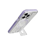 Tech21 EvoCrystal Kick case for iPhone 14 - MagSafe compatible - Impact Protection - Kickstand - Lilac