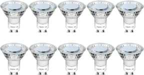 GU10  LED  Bulbs ,  Cool  White  5000K ,  50W  Halogen  Spotlight  Equivalent ,