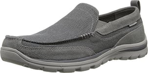 Skechers Men's Superior Milford Low-Top Trainer, Gray - Grau (CCGY), 10.5 UK