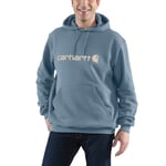 Carhartt Signature logo Tröja, Herr, Thundercloud heather, XS