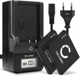 2X Batterie Remplacement NB-4L 850mAh pour Canon Legria Vixia Mini Digital IXUS 220 HS 60 70 75 80 is 100 + Chargeur CB-2LV Appareil Photo caméra Action cam accu