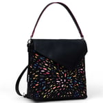 Fashion Desigual Blackwell Jersey Backpack For Women Black - 24WAKP13-2000-U