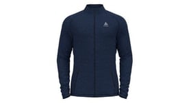 Veste polaire haut zippe odlo fli bleu