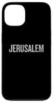 iPhone 13 Jerusalem Vintage City Design Travel Destination Case