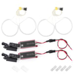 4 st/set CCFL LED-bilstrålkastare Angel Eyes-lampset ombyggnadssats passar för E36 E38 E39 E46