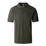 THE NORTH FACE Men Piquet Polo Shirt - New Taupe Green, Large