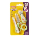 Nuby Baby Nail Scissors Care Set - 6 PCS Grooming Kit Newborn 0+ Months [NEW]