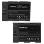 2x Battery for Nikon D900 DSLR D700 D90 1600mAh