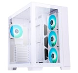 Itek DARK CAVE Case Gaming Tower ATX 4x12cm ARGB Fan 2xUsb 3.0 Type-C Side E Fro