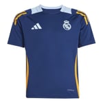 Real Madrid Tränings T-Shirt Tiro 24 - Navy/Crew Orange/Blå Barn - adidas, storlek 164 cm