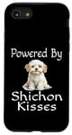 Coque pour iPhone SE (2020) / 7 / 8 Funny Powered by Shichon Kisses Puppy Dog Lover Mom Dad