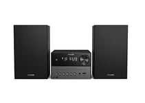 Philips M3505/12 Mini Chaîne Hi-FI CD, USB, Bluetooth (Radio Dab+/FM, CD-Mp3, 18 W, Port USB pour Charge, Enceintes Bass Reflex, Contrôle Numérique du Son) - Modèle 2020/2021