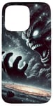 Coque pour iPhone 15 Pro Max Angry Black Galaxy & Stars Violet Galaxy Night Sky & Stars