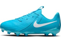 Nike Phantom Gx II Academy Fg/Mg Football Shoe, Blue Fury/White, 4 UK