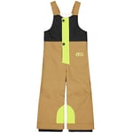 PICTURE Snowy Toddler Bib Pants - Marron / Jaune taille 5 ans 2025