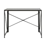 Bureau pliant en métal L100cm - Fold - Couleur - Noir Tenzo