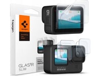 Spigen Glas.Tr Slim Härdat Glas + Film 2-Set Gopro Hero 9 / 10 / 11 / 12 Klar