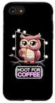 iPhone SE (2020) / 7 / 8 Funny Owl Hoot For Coffee Lovers Case