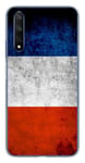 Coque en silicone imprimée compatible Huawei Honor 20 Drapeau France