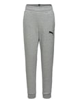 PUMA Ess Logo Pants Fl Cl B Grå