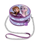 Disney La Reine des Neiges 2 (Frozen 2) Admiration-Mini Sac à Chaîne Rond, Mauve, 9 x 9 cm