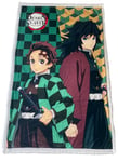 Homadict Plaid Sherpa 100X150 CM Demon Slayer TANJIRO & TOMIOKA