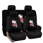 EET Car Seat Covers Universal Four Seasons Car Slip Covers with Cartoons Embroidery Front Seats And Back Seats Car Accessories Interior