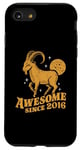 iPhone SE (2020) / 7 / 8 Awesome Since 2016 Birthday Capricorn Zodiac Case