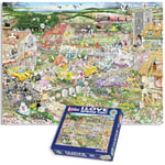 Mike Jupp Jigsaw Puzzles - I Love Spring - 1000 Piece Jigsaw Puzzle For Adults | Made In Britain | 66cm X 50cm