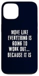 Coque pour iPhone 13 Citation inspirante et motivante pour la pensée positive