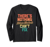 There's Nothing Intense Workouts Can't Fix" - Retro Workout Long Sleeve T-Shirt