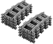 Lego City RC Curved Tracks X8