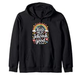 Jehovah's Witness Taste And See Jehovah Is Good JW ORG JW Zip Hoodie