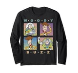 Disney Pixar Toy Story Woody and Buzz Panel Grid Manche Longue