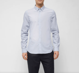 French Connection Long Sleeve Shirt Blue 2XL TD027 ii 02