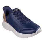 Skechers Mens Navy Slip Ins Hands Free Easy On Trainers 118305/NVY