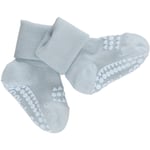 GObabyGO non-slip socks bamboo – sky blue - 3-4år