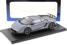 1:18 AUTOart Lamborghini Gallardo LP570-4 Superleggera Gris Télesto/Métallique